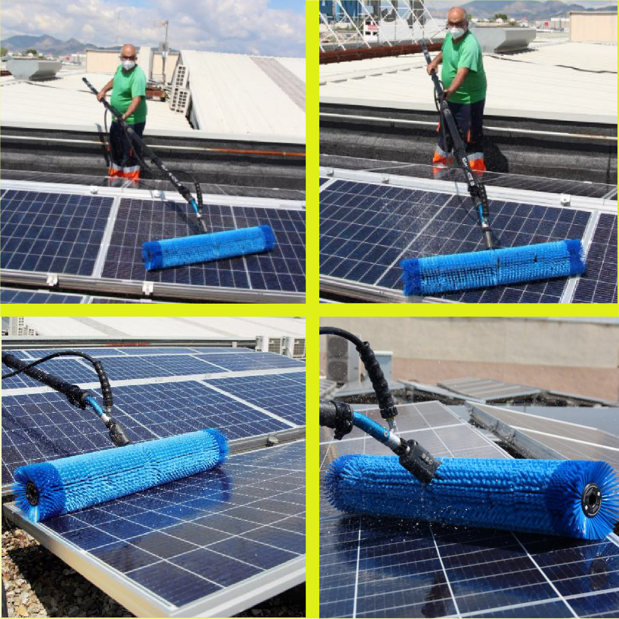 limpieza de módulos fotovoltaicos