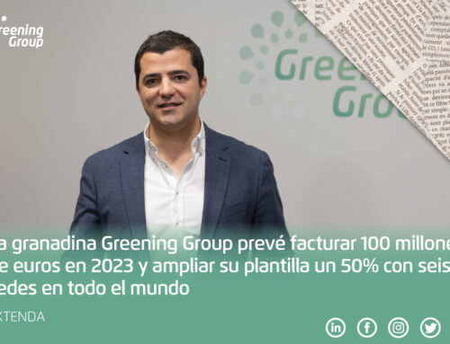 EXTENDA: La granadina Greening Group prevé facturar 100 millones de euros en 2023 y ampliar su plantilla un 50% con seis sedes en todo el mundo