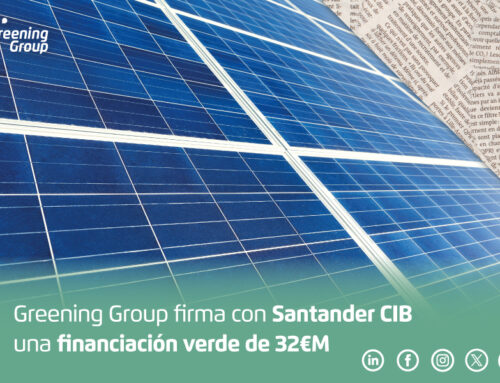 Greening Group firma con Santander CIB una financiación verde de 32€M asegurada por Cesce para la construcción de parques solares de autoconsumo industrial en México