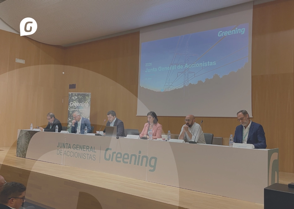 Greening Hauptversammlung 2026, auf der das Übernahmeangebot für Energy Solar Tech unterstützt wurde.